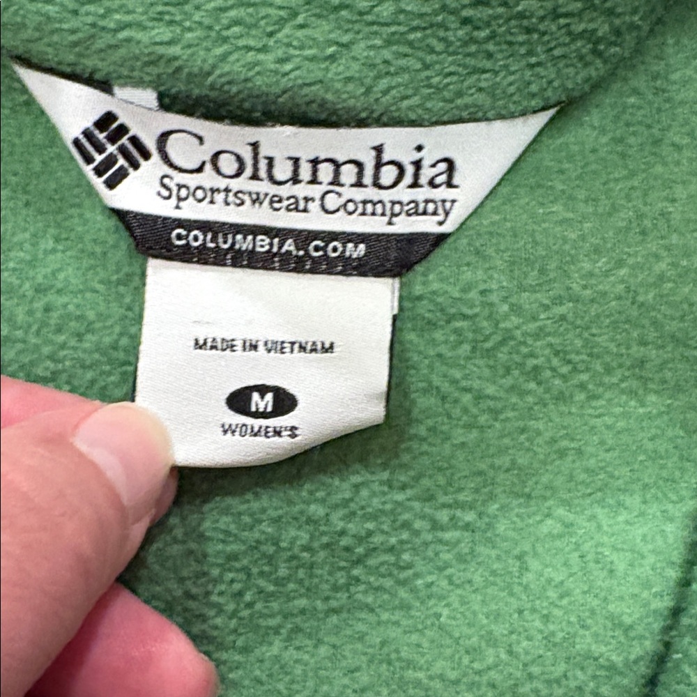 Columbia Forest Green Full-Zip Fleece - Picture 5 of 9